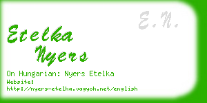 etelka nyers business card